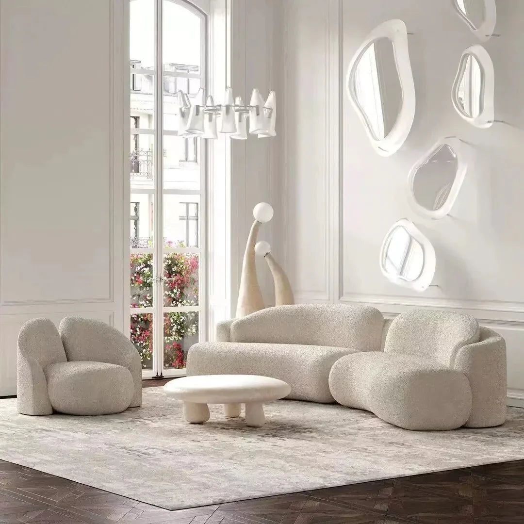 Love Italian Designer Sectional Sofa Set-ChandeliersDecor
