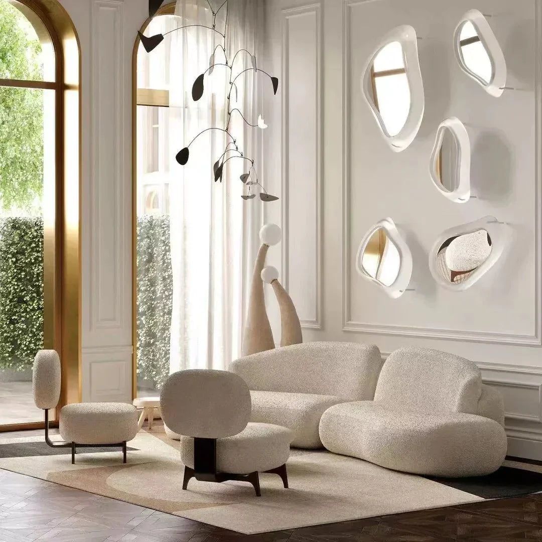 Love Italian Designer Sectional Sofa Set-ChandeliersDecor