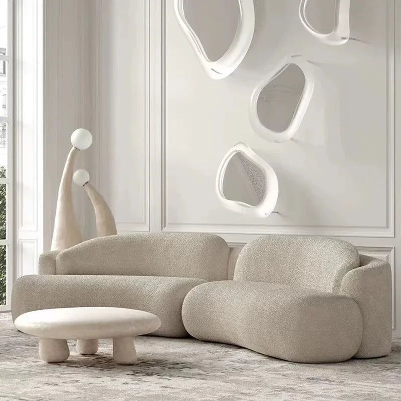 Love Italian Designer Sectional Sofa Set-ChandeliersDecor