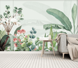 Lush Greens Tropical Wallpaper Murals: Bring Tropics Home-ChandeliersDecor.com