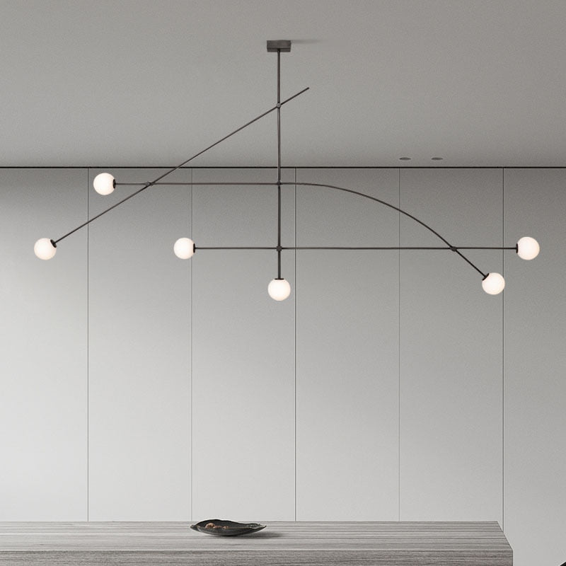 Lustre Bars Chandelier: Illuminate with Elegance-ChandeliersDecor