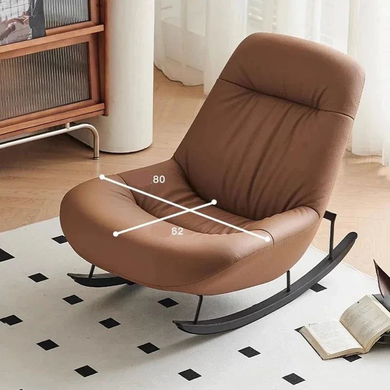 Luxurious Support Rocking Chair - Ultimate Relaxation Experience-ChandeliersDecor