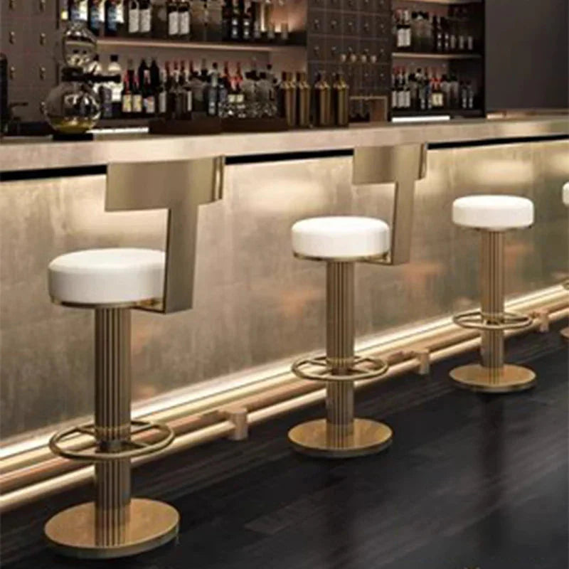 Luxury Alto Minimalist Bar Stool for Kitchen Island Counter-GraffitiWallArt