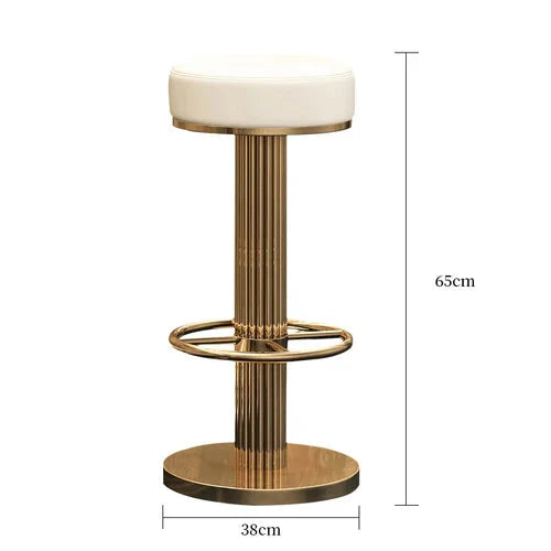 Luxury Alto Minimalist Bar Stool for Kitchen Island Counter-GraffitiWallArt