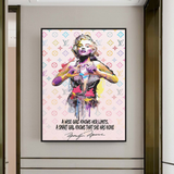 LV Wise Girl Marilyn Poster - Stylish Art for Your Walls-ChandeliersDecor