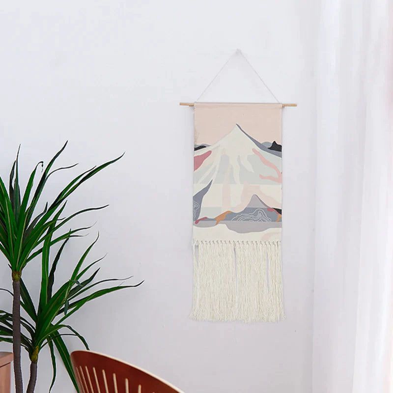 Macrame Scenery Hanging Handmade Tassels-ChandeliersDecor