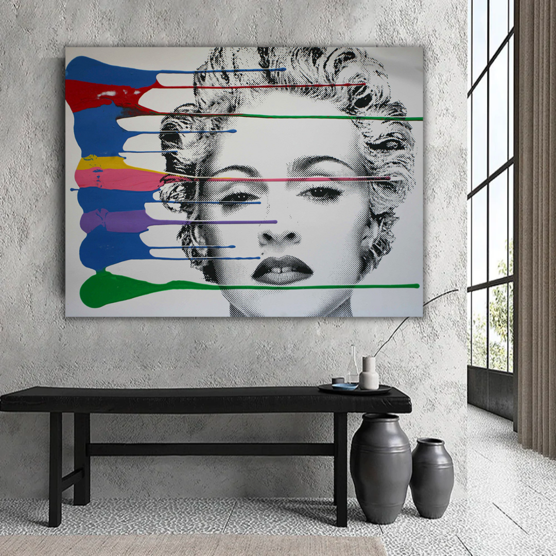 Madonna Poster: Paint Your Space with Iconic Art-ChandeliersDecor