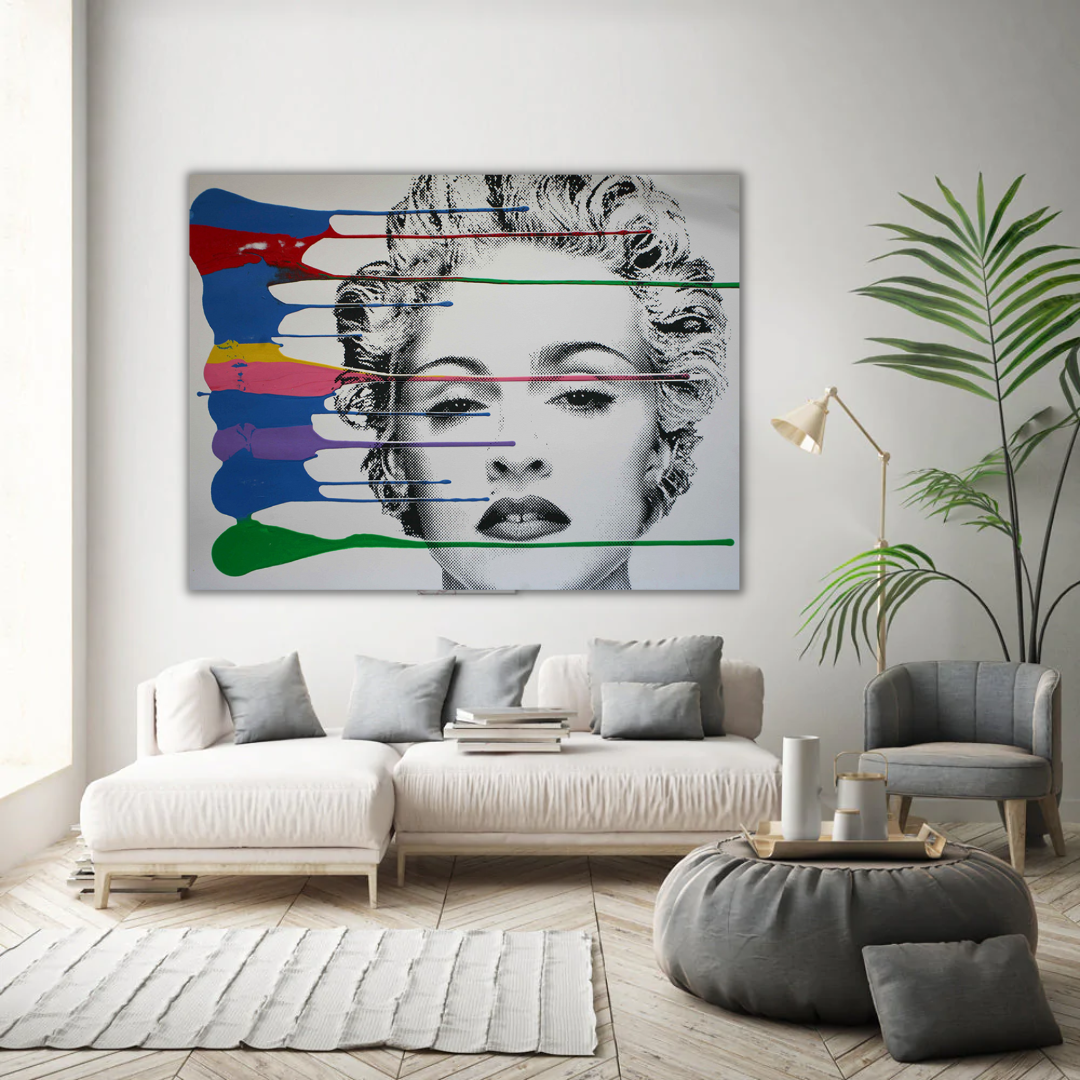 Madonna Poster: Paint Your Space with Iconic Art-ChandeliersDecor