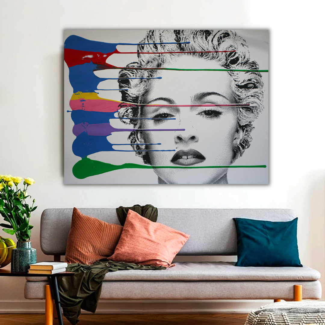 Madonna Poster: Paint Your Space with Iconic Art-ChandeliersDecor