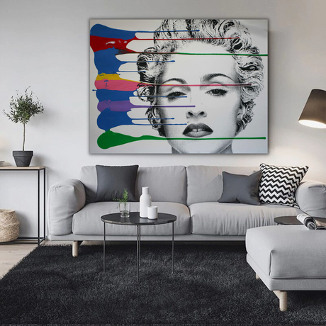 Madonna Poster: Paint Your Space with Iconic Art-ChandeliersDecor