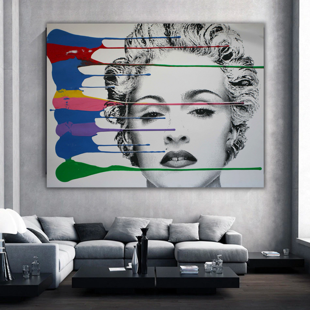 Madonna Poster: Paint Your Space with Iconic Art-ChandeliersDecor