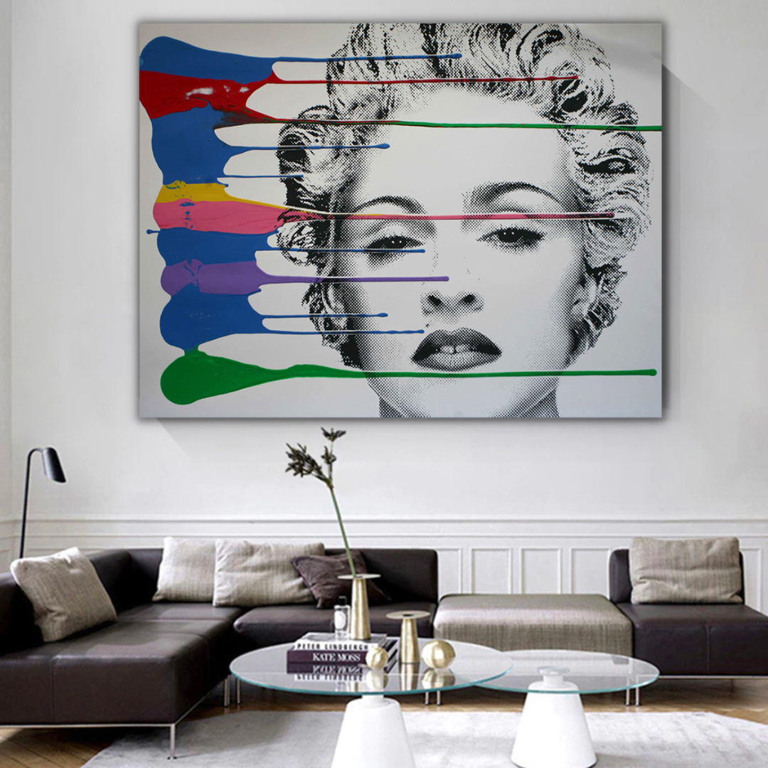 Madonna Poster: Paint Your Space with Iconic Art-ChandeliersDecor