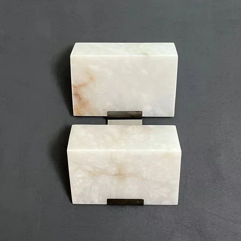 Marble Natural Stone LED Wall Light-ChandeliersDecor