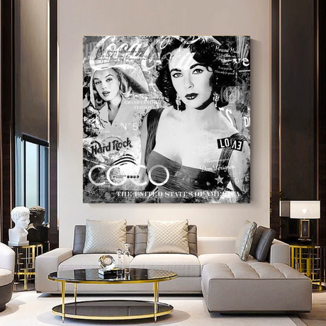 Marilyn Coco Milano Poster: Exclusive Liz Taylor Collection