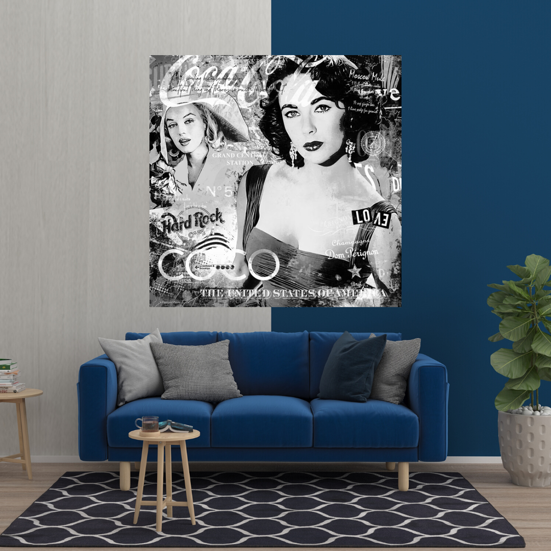 Marilyn Coco Milano Poster: Exclusive Liz Taylor Collection-ChandeliersDecor