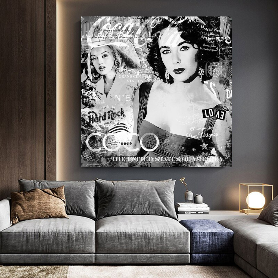 Marilyn Coco Milano Poster: Exclusive Liz Taylor Collection-ChandeliersDecor