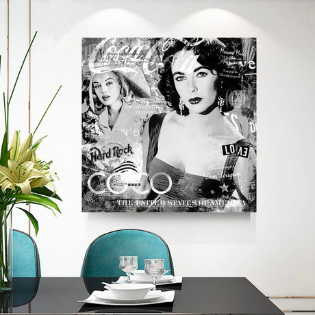 Marilyn Coco Milano Poster: Exclusive Liz Taylor Collection-ChandeliersDecor