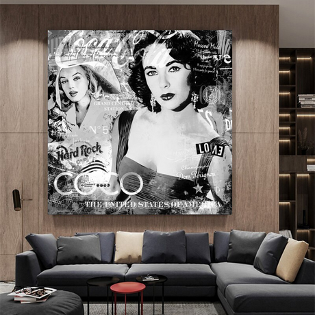 Marilyn Coco Milano Poster: Exclusive Liz Taylor Collection-ChandeliersDecor