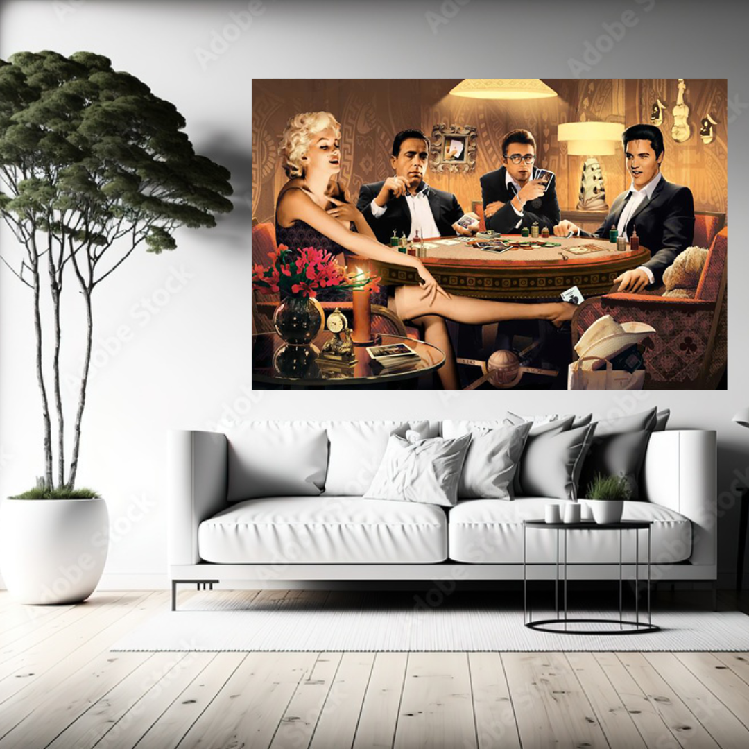 Marilyn, James Dean and Elvis Poster: The Perfect Addition-ChandeliersDecor