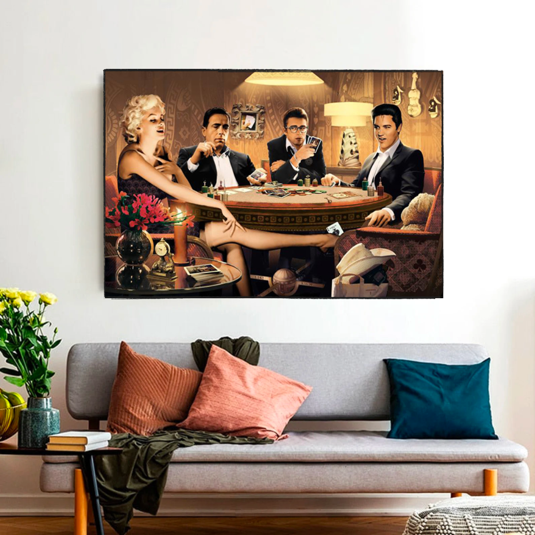 Marilyn, James Dean and Elvis Poster: The Perfect Addition-ChandeliersDecor