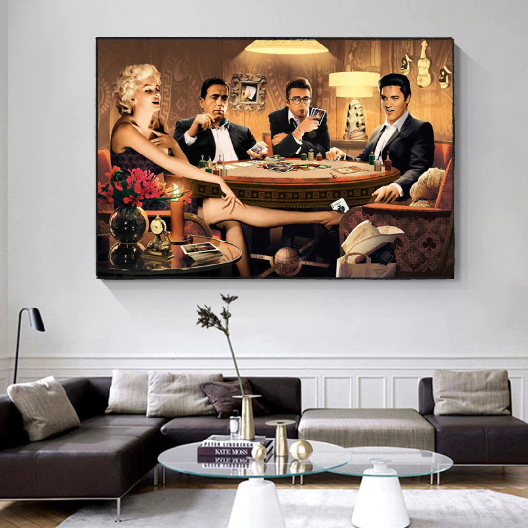 Marilyn, James Dean and Elvis Poster: The Perfect Addition-ChandeliersDecor