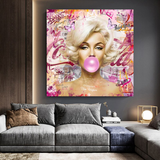 Marilyn Monroe Bubble Poster - Captivating Vintage Style-ChandeliersDecor