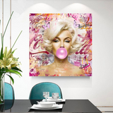 Marilyn Monroe Bubble Poster - Captivating Vintage Style-ChandeliersDecor