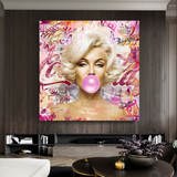 Marilyn Monroe Bubble Poster - Captivating Vintage Style-ChandeliersDecor