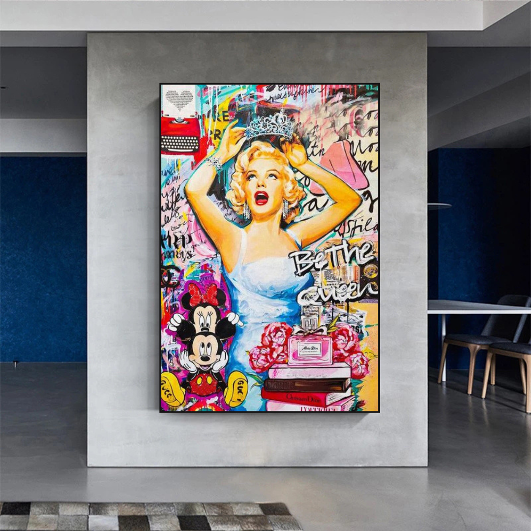 Marilyn Monroe Graffiti: Art Inspired by the Icon-ChandeliersDecor