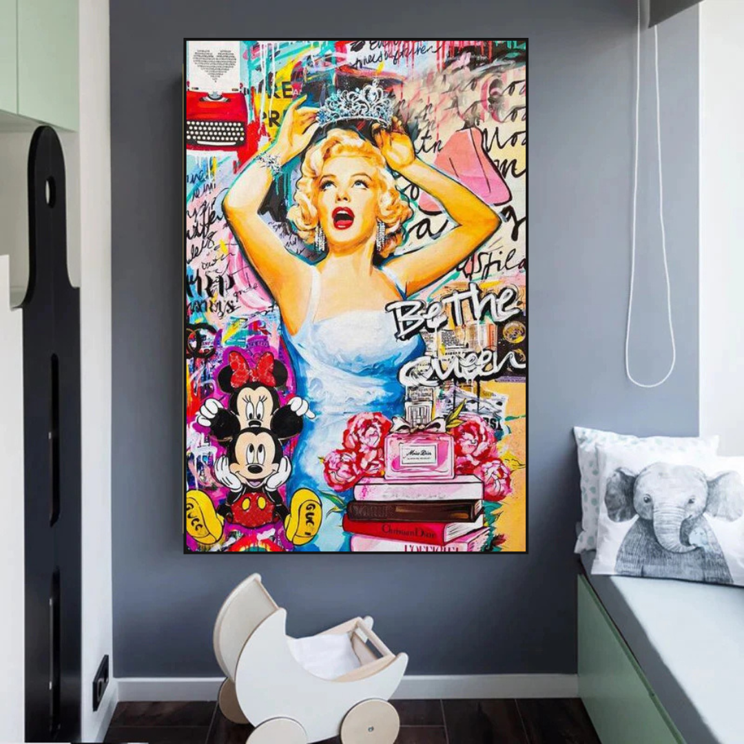 Marilyn Monroe Graffiti: Art Inspired by the Icon-ChandeliersDecor