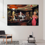 Marilyn Monroe Poster: Classic Iconography Wall Art-ChandeliersDecor