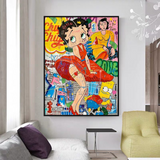 Marilyn Pose - Betty Boop Poster: Vintage Art Prints & Decor