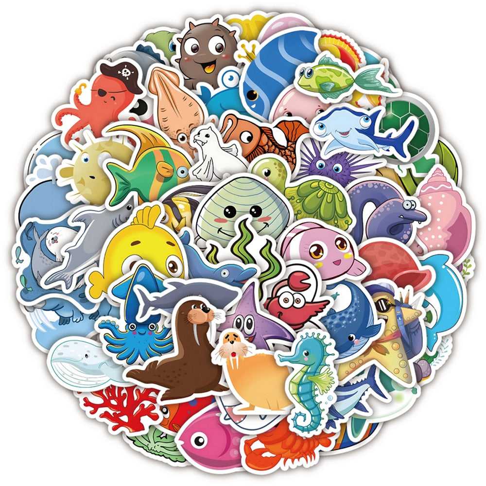 Marine Life Stickers Pack-ChandeliersDecor