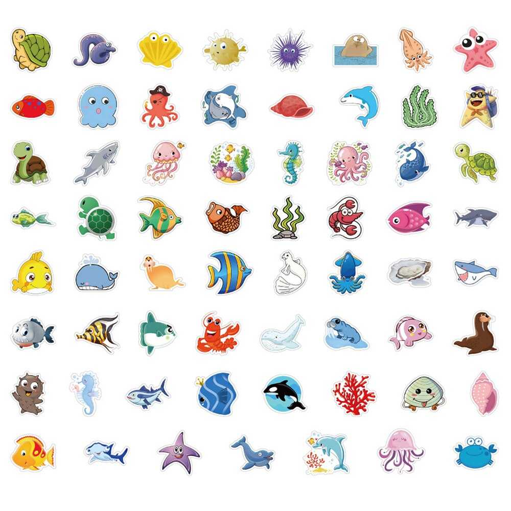 Marine Life Stickers Pack-ChandeliersDecor