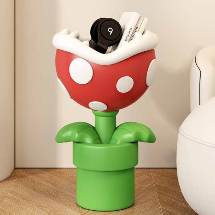 Mario Flower Statue: Unique Ornament for Mario Fans-ChandeliersDecor