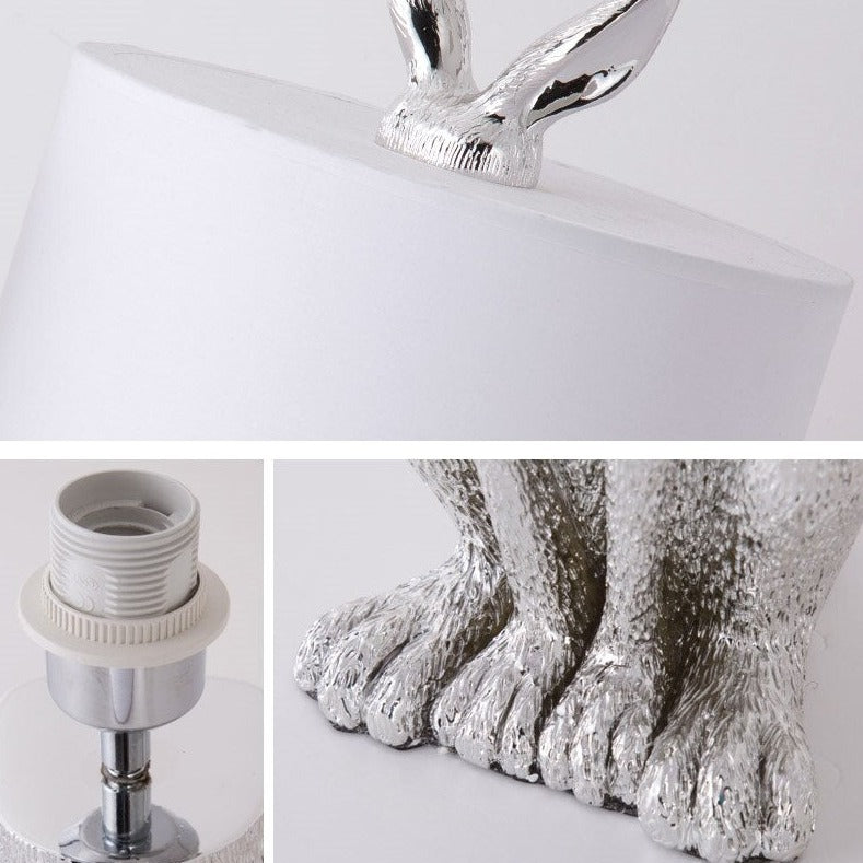 Masked Rabbit Resin Table Lamp - Illuminate Your Space-ChandeliersDecor