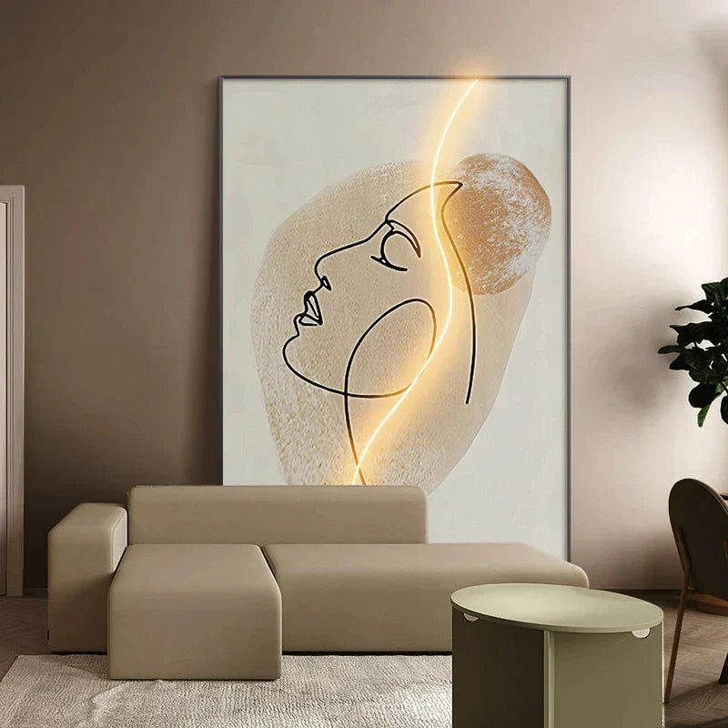 Matisse Abstract Art LED Wall Mounted Light-ChandeliersDecor