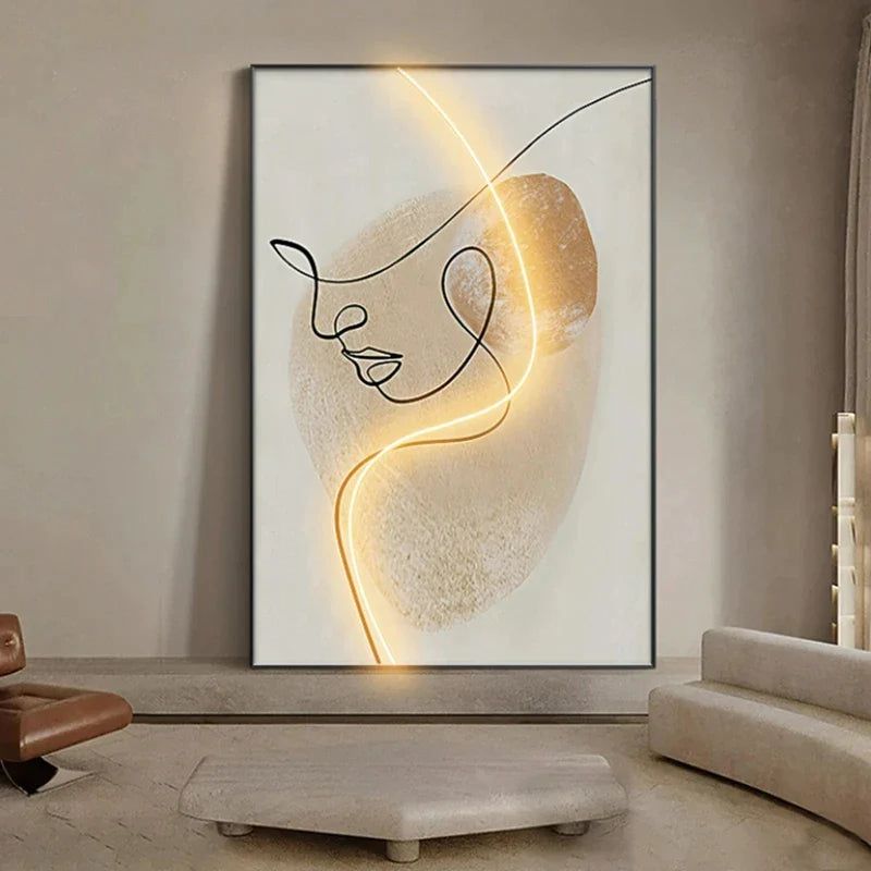 Matisse Abstract Art LED Wall Mounted Light-ChandeliersDecor