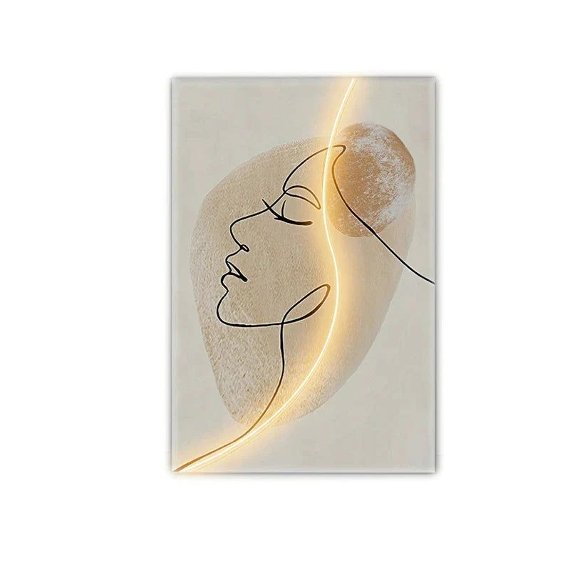 Matisse Abstract Art LED Wall Mounted Light-ChandeliersDecor