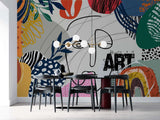 Matisse Art: Living Room Wallpaper Mural-ChandeliersDecor.com
