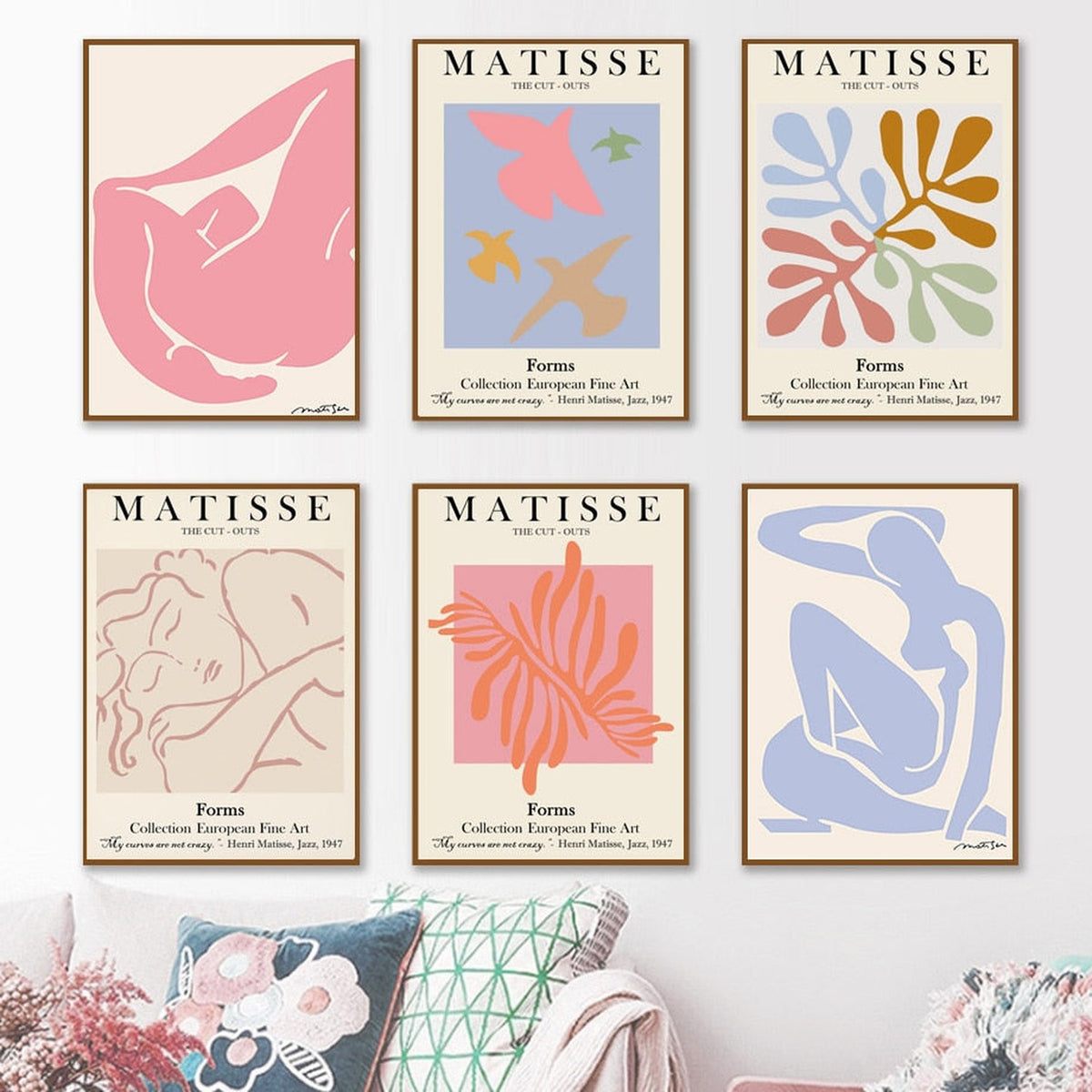 Matisse Coral Posters – Vibrant Art for Your Walls-ChandeliersDecor