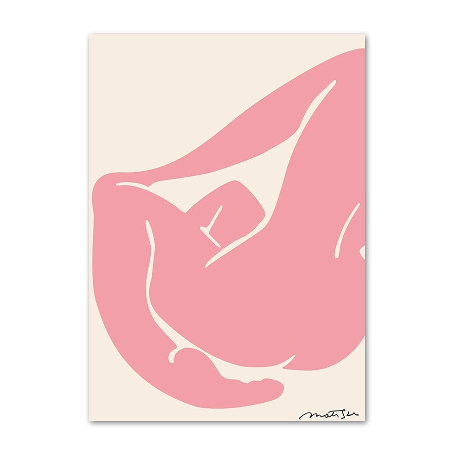 Matisse Coral Posters – Vibrant Art for Your Walls-ChandeliersDecor