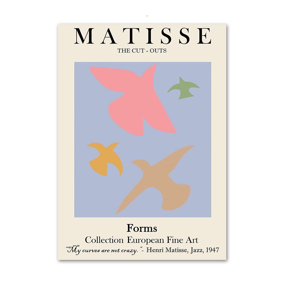 Matisse Coral Posters – Vibrant Art for Your Walls-ChandeliersDecor