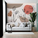 Matisse Floral Art Wallpaper Mural - Genuine Quality-ChandeliersDecor.com