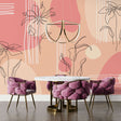 Matisse Line Art Wallpaper Mural: Exquisite Designs-ChandeliersDecor.com