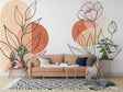 Matisse Style Wallpaper Mural: Intricate Floral Patterns-ChandeliersDecor