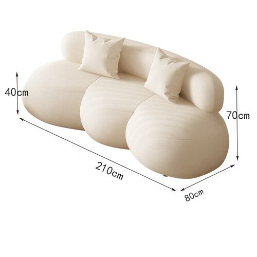 Meubles Curved Bubble Puff Sofa Set - Perfect Addition-ChandeliersDecor