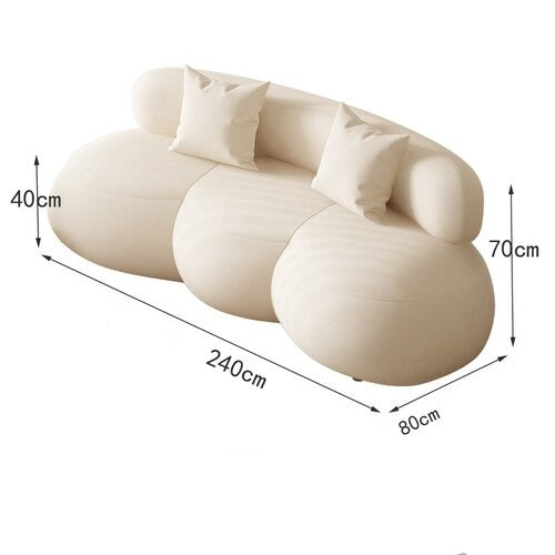 Meubles Curved Bubble Puff Sofa Set - Perfect Addition-ChandeliersDecor