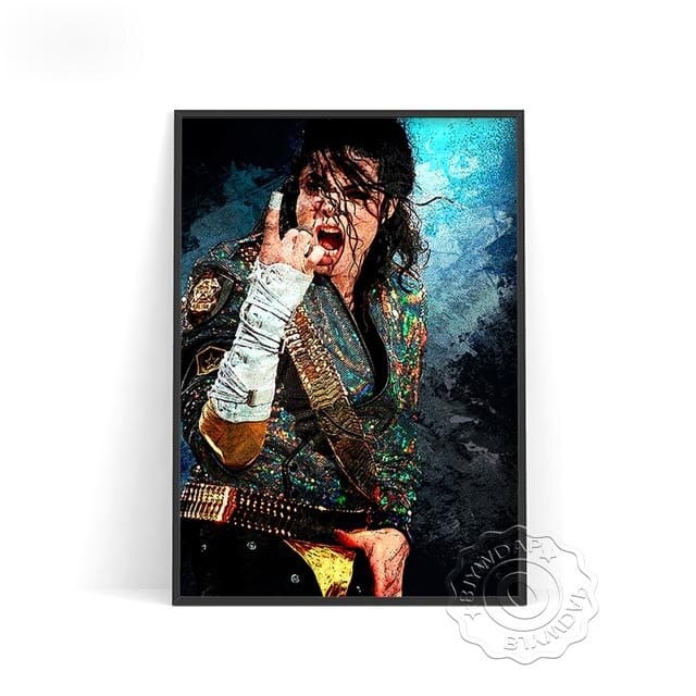 Michael Jackson Poster: Authentic and Iconic Design-ChandeliersDecor