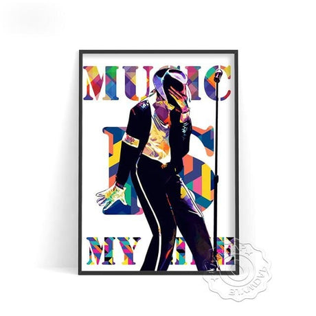 Michael Jackson Poster: Authentic and Iconic Design-ChandeliersDecor